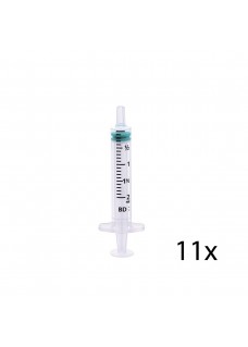 BD Emerald Syringe 2ml 11x Pack