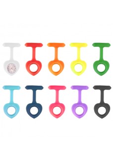 Value Pack Silicone Nurses Fob Watch Heart