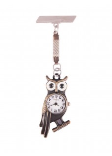 Owl Bronze Fob Watch