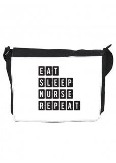 Shoulder Bag Large Eat Sleep Nurse Repeat