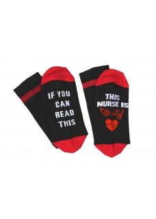 Nurse Socks Off Duty Black