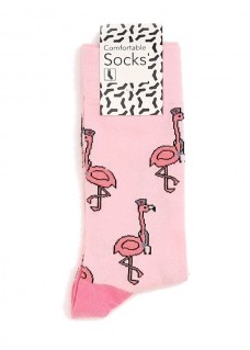 Happy Womens Socks Flamingo