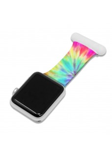 Silicone Strap for Apple Watch Dye-Tie Pop