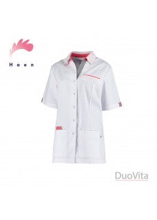Haen Nurse Uniform Paulien White / Grey Orient Pink
