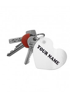 Key Chain Heart Love Nursing with Name Print
