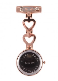 Fob Watch Love Rose Gold