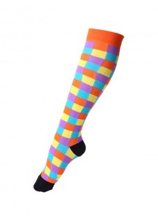 Nurse Compression Socks Colored Squares