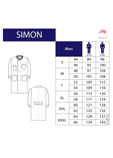 LAST CHANCE : size 58 Haen Lab coat Simon 71010 