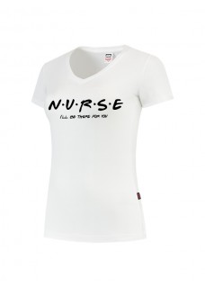 Womens T-Shirt Nurse For You White