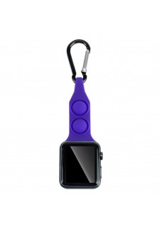 Silicone Strap for Apple Watch Carabine Purple