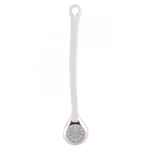 Silicone Hang Watch White