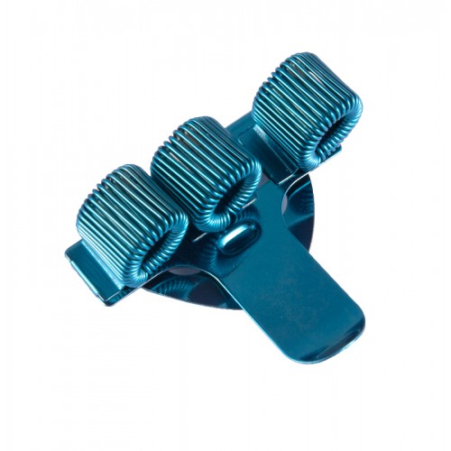 Pocket Penclip Triple Metal Blue
